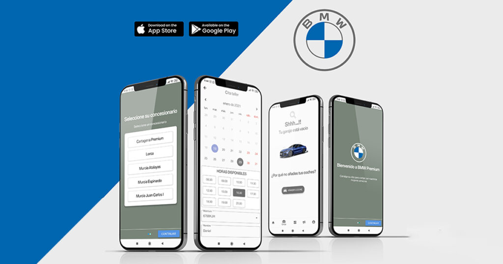 app desarrollada para BMW